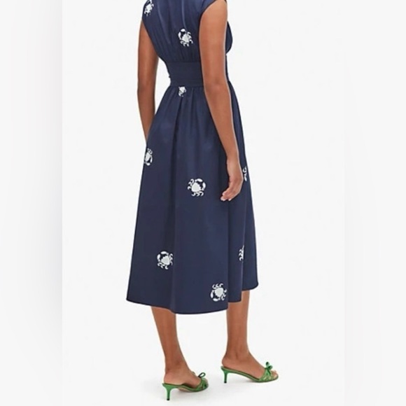 Kate Spade Snappy Poplin Bow Dress Sz.12 - Picture 4 of 6
